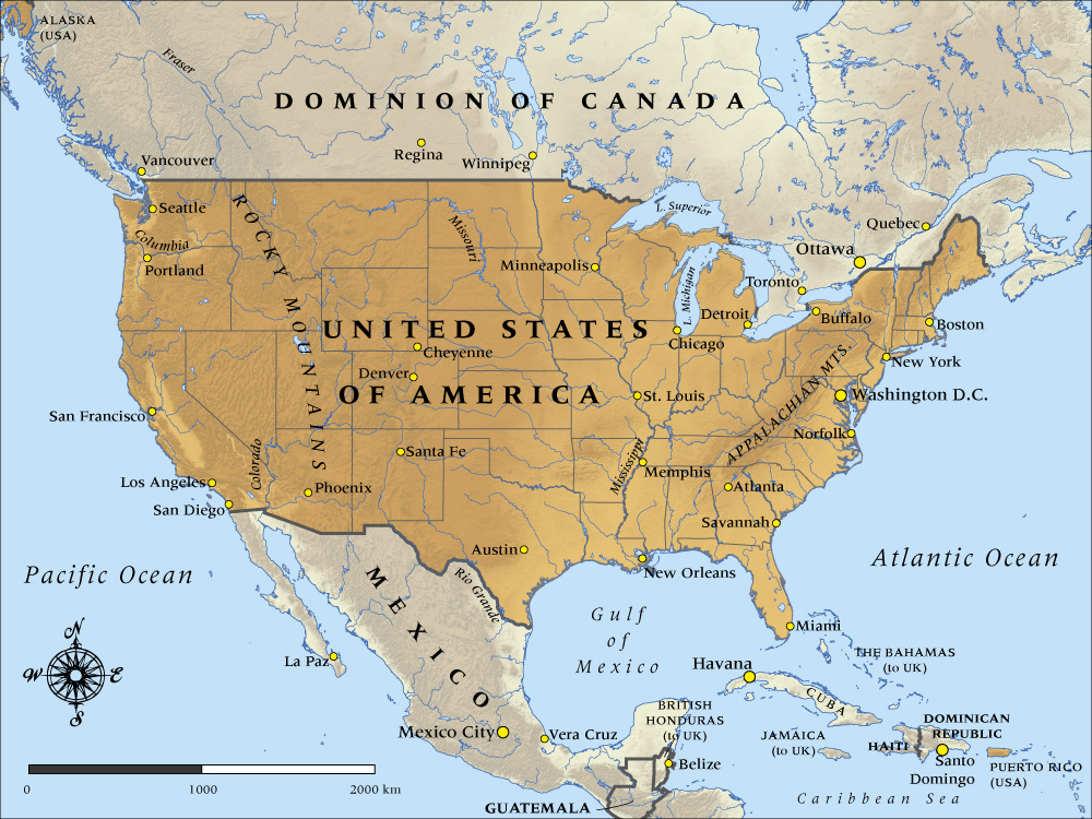 Detail Images Map Of Us Nomer 53