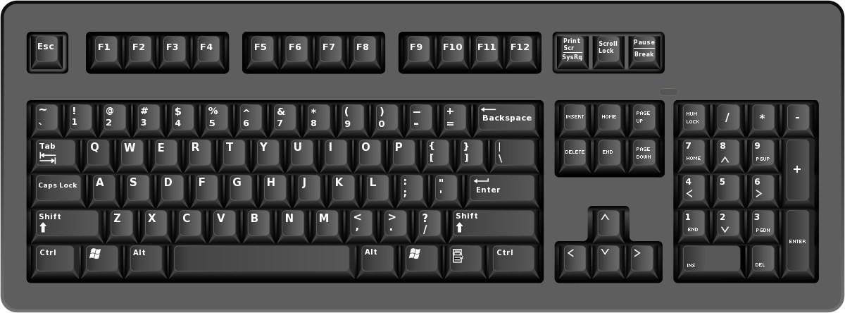 Detail Images Of A Computer Keyboard Nomer 15