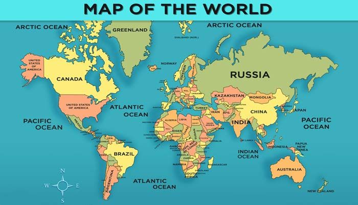 Detail Images Of A Map Of The World Nomer 11