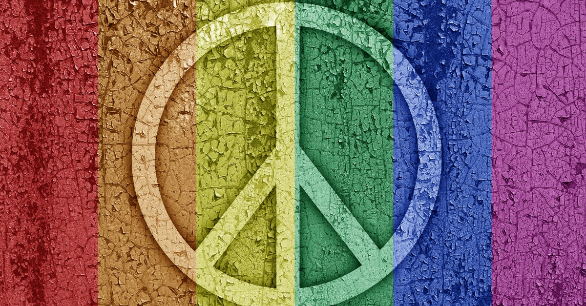 Detail Images Of A Peace Sign Nomer 46