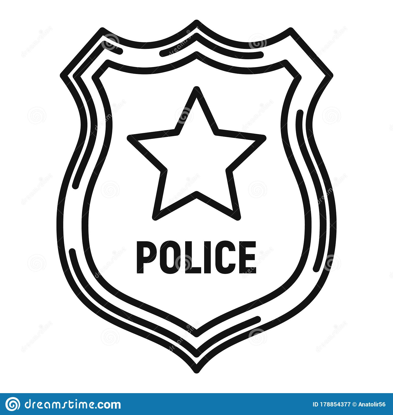 Detail Images Of A Police Badge Nomer 16