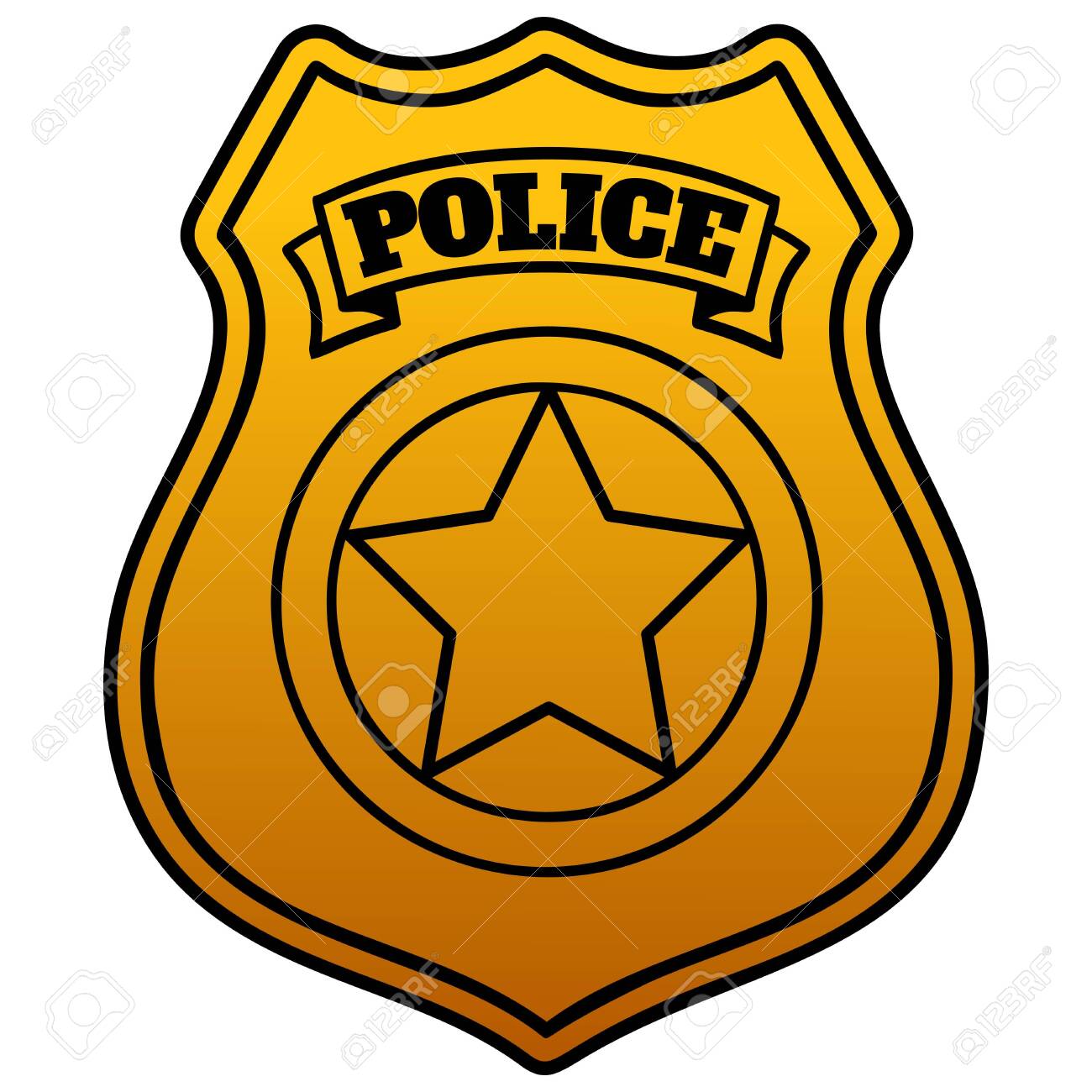 Detail Images Of A Police Badge Nomer 18