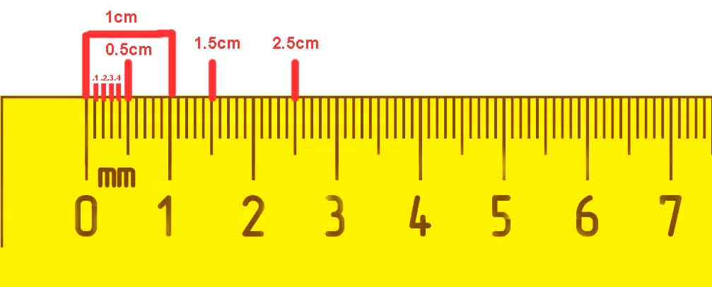 Detail Images Of A Ruler In Centimeters Nomer 37
