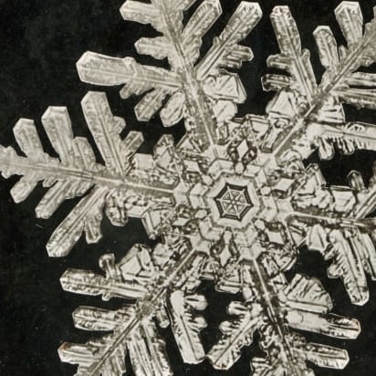 Detail Images Of A Snowflake Nomer 16