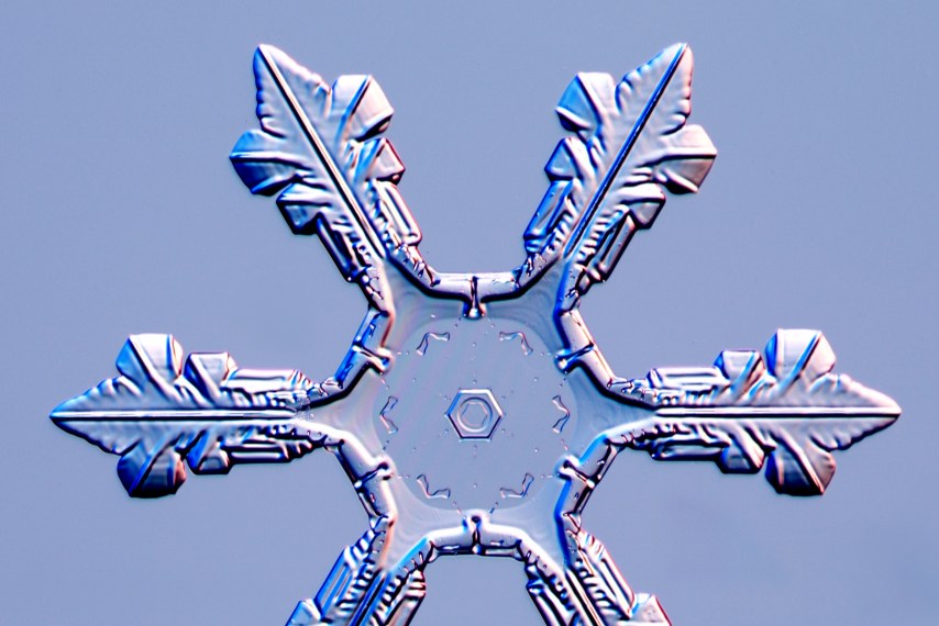 Detail Images Of A Snowflake Nomer 33