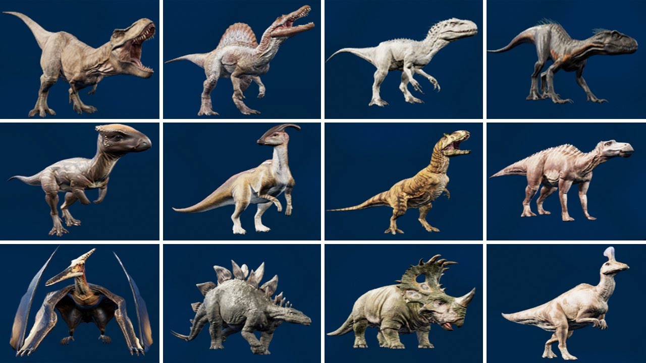 Detail Images Of All Dinosaurs Nomer 14