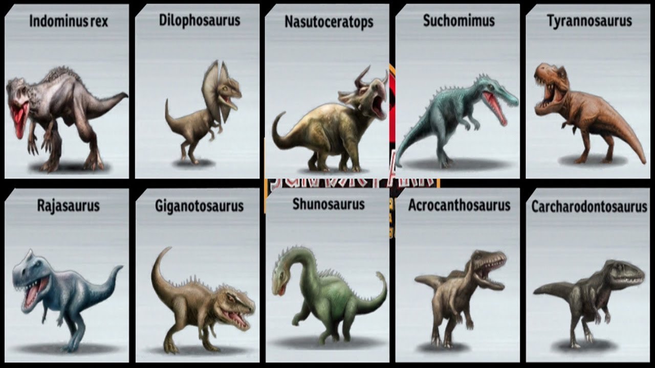 Detail Images Of All Dinosaurs Nomer 8