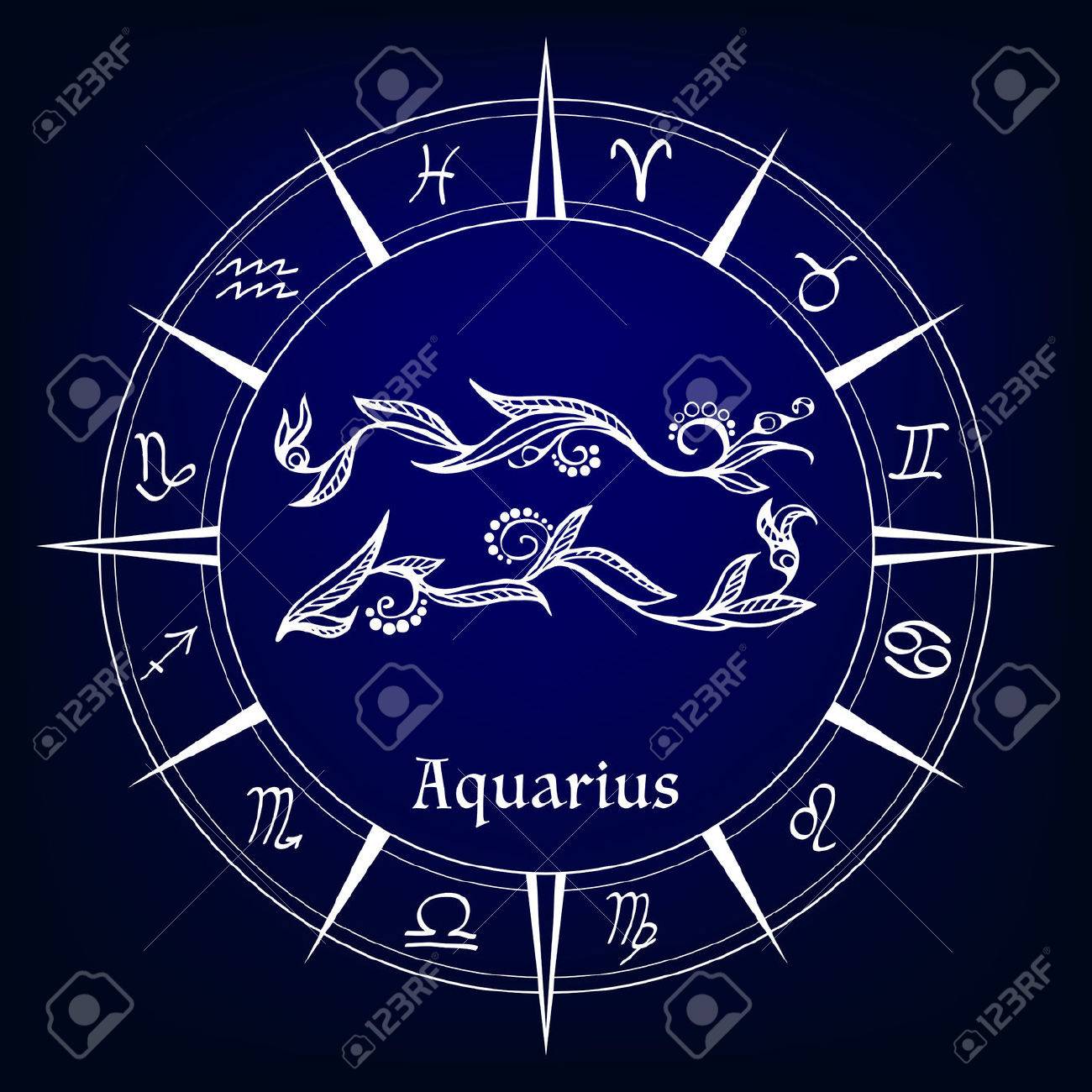 Detail Images Of Aquarius Sign Nomer 23