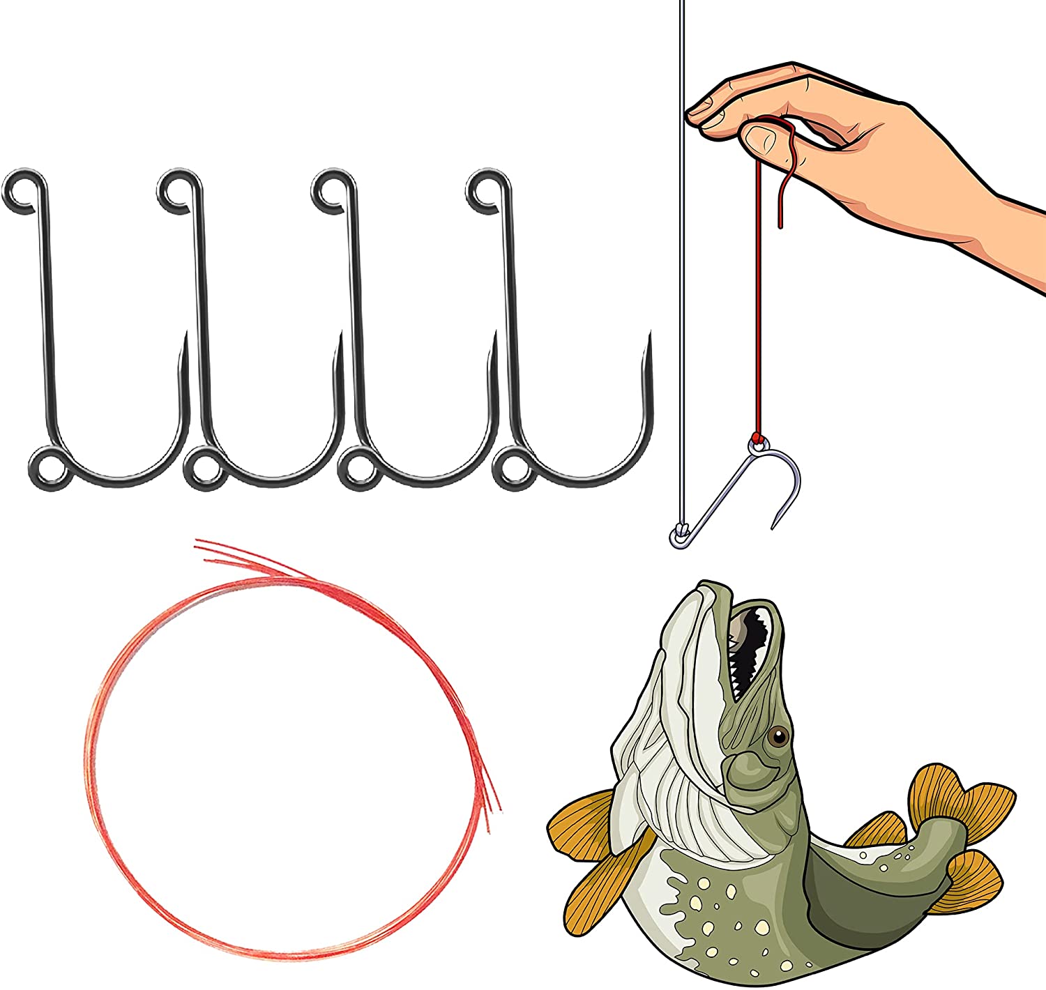 Detail Images Of Fish Hooks Nomer 29