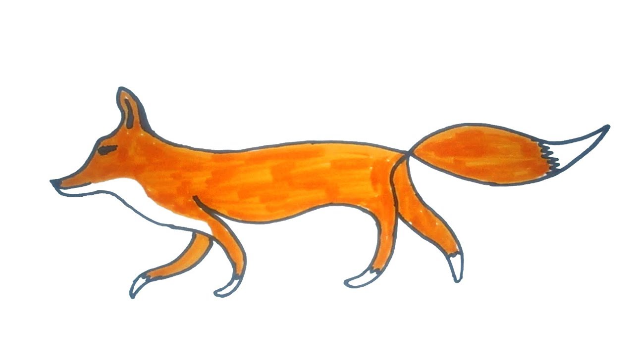 Detail Images Of Fox Drawings Nomer 17