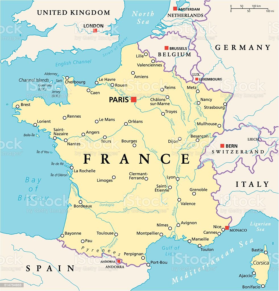 Detail Images Of France Map Nomer 44