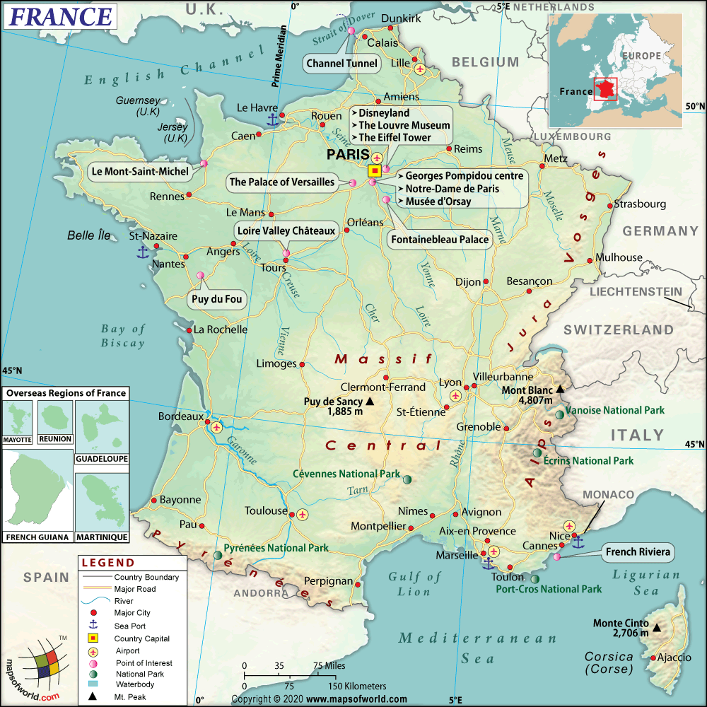 Detail Images Of France Map Nomer 9