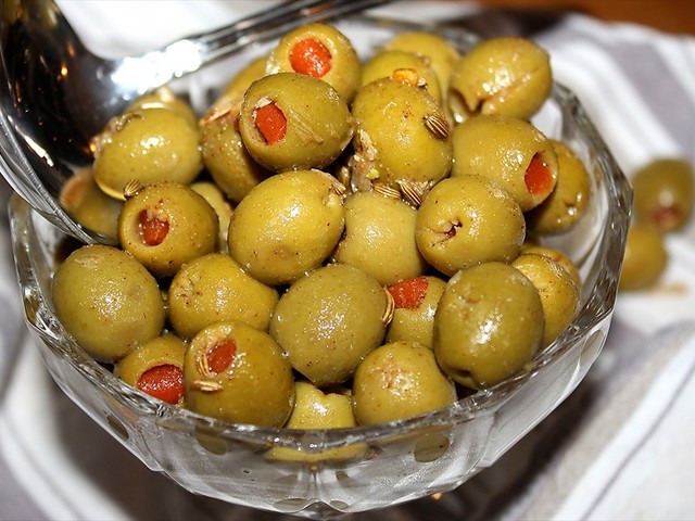 Detail Images Of Green Olives Nomer 5