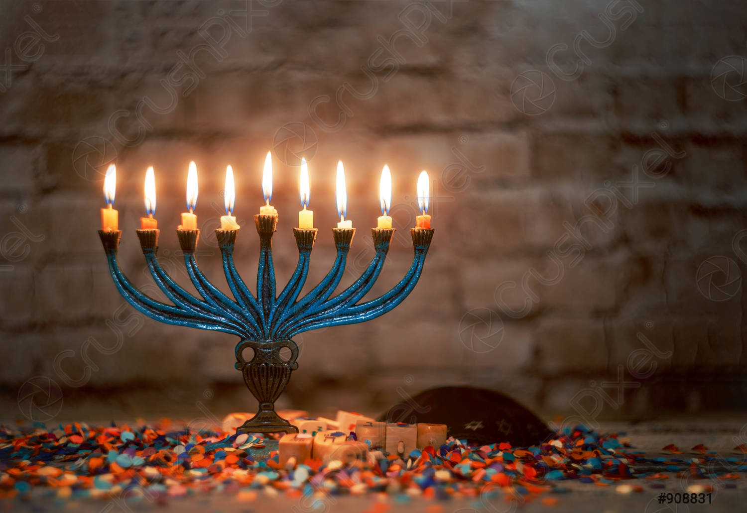 Detail Images Of Hanukkah Candles Nomer 25