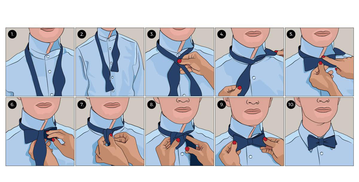 Detail Images Of How To Tie A Tie Nomer 38