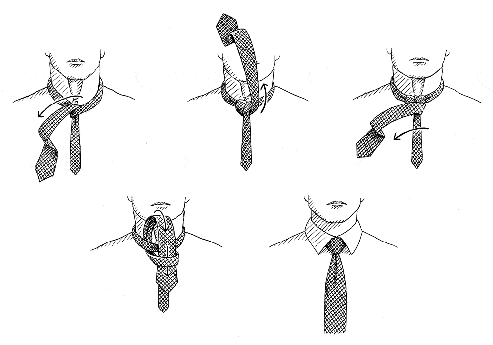 Detail Images Of How To Tie A Tie Nomer 55