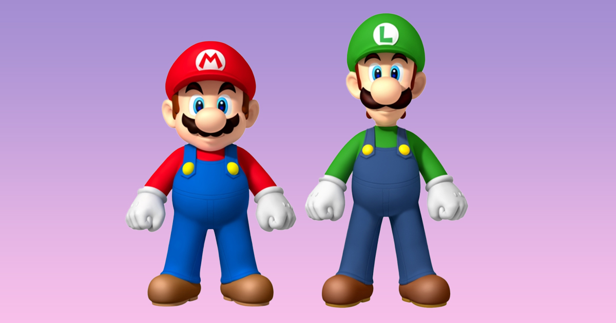 Detail Images Of Luigi And Mario Nomer 4