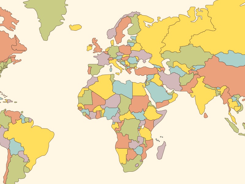 Detail Images Of Map Of The World Nomer 32