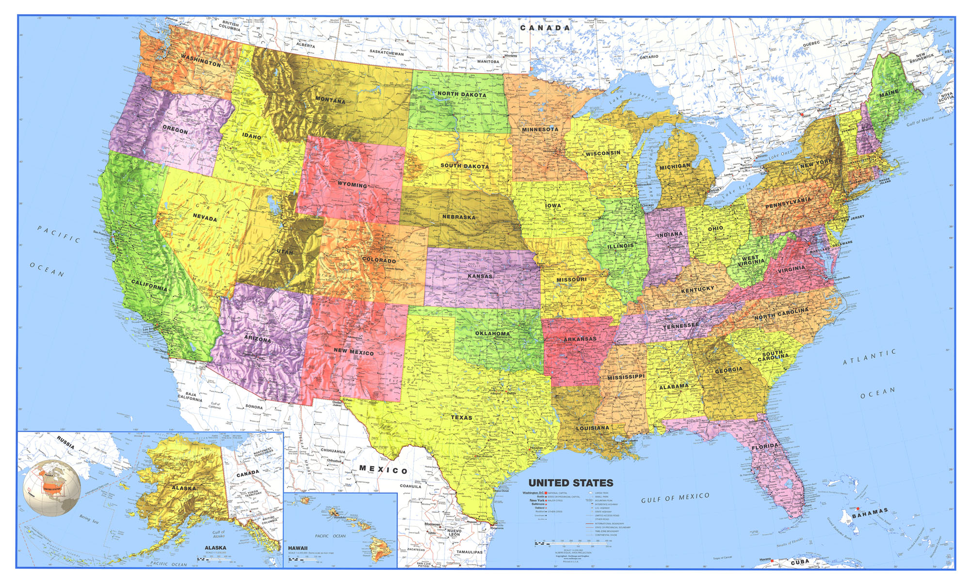 Detail Images Of Map Of United States Nomer 31