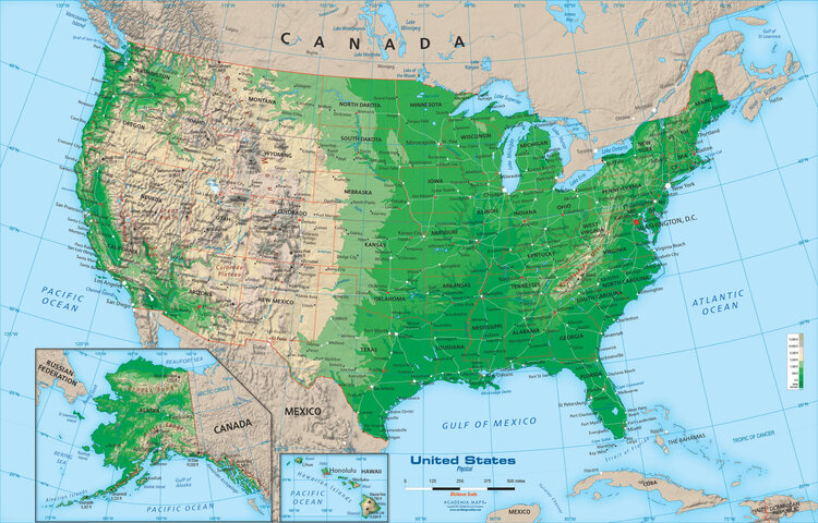 Detail Images Of Map Of United States Nomer 36