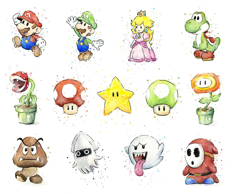 Detail Images Of Mario Characters Nomer 40