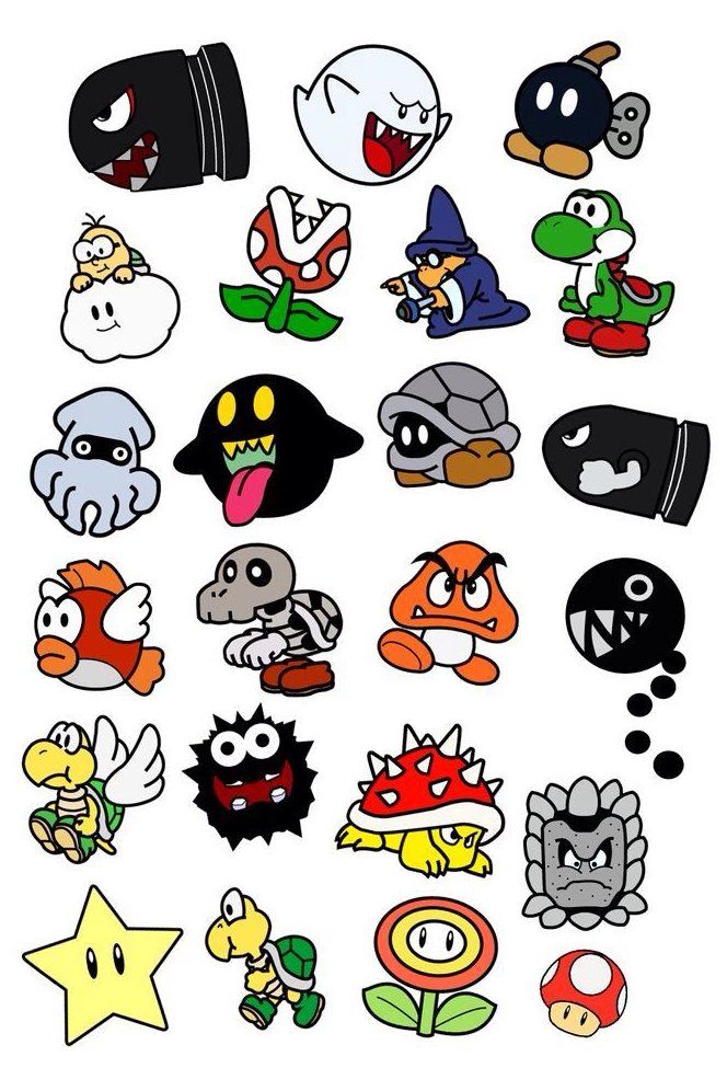 Detail Images Of Mario Characters Nomer 56