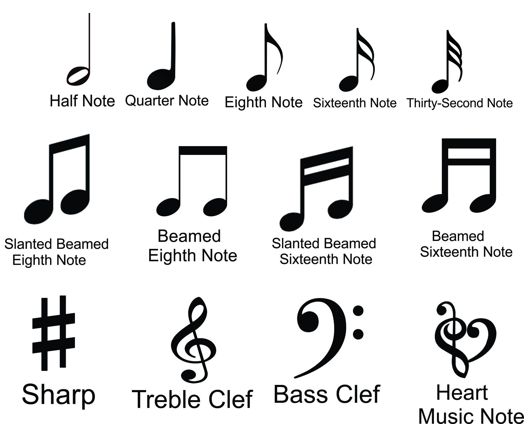 Detail Images Of Music Note Nomer 32