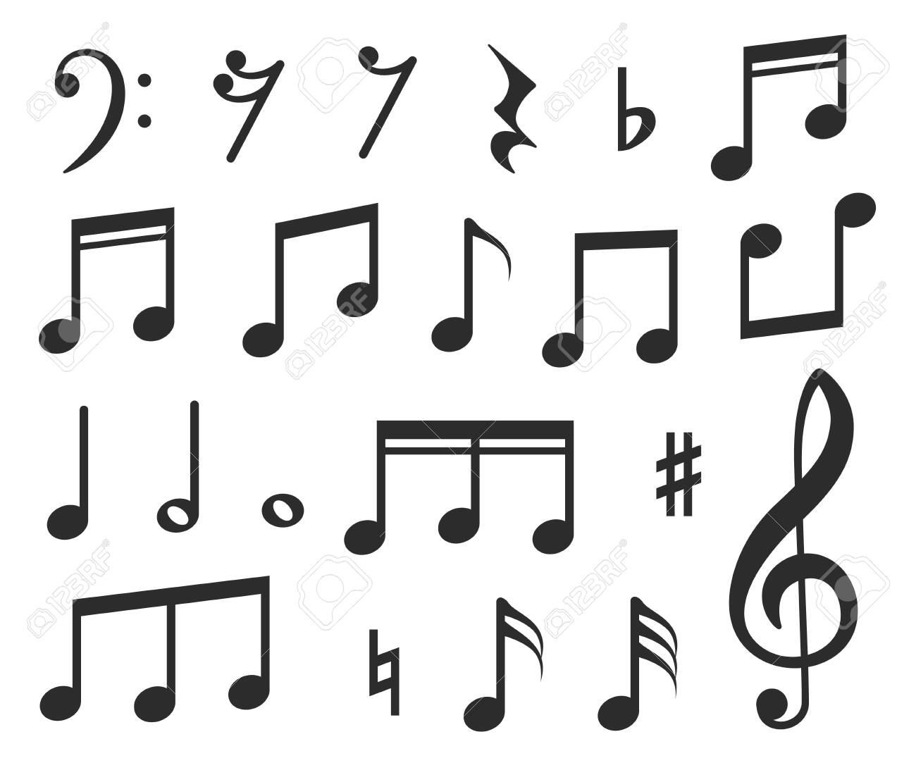 Detail Images Of Music Note Nomer 43