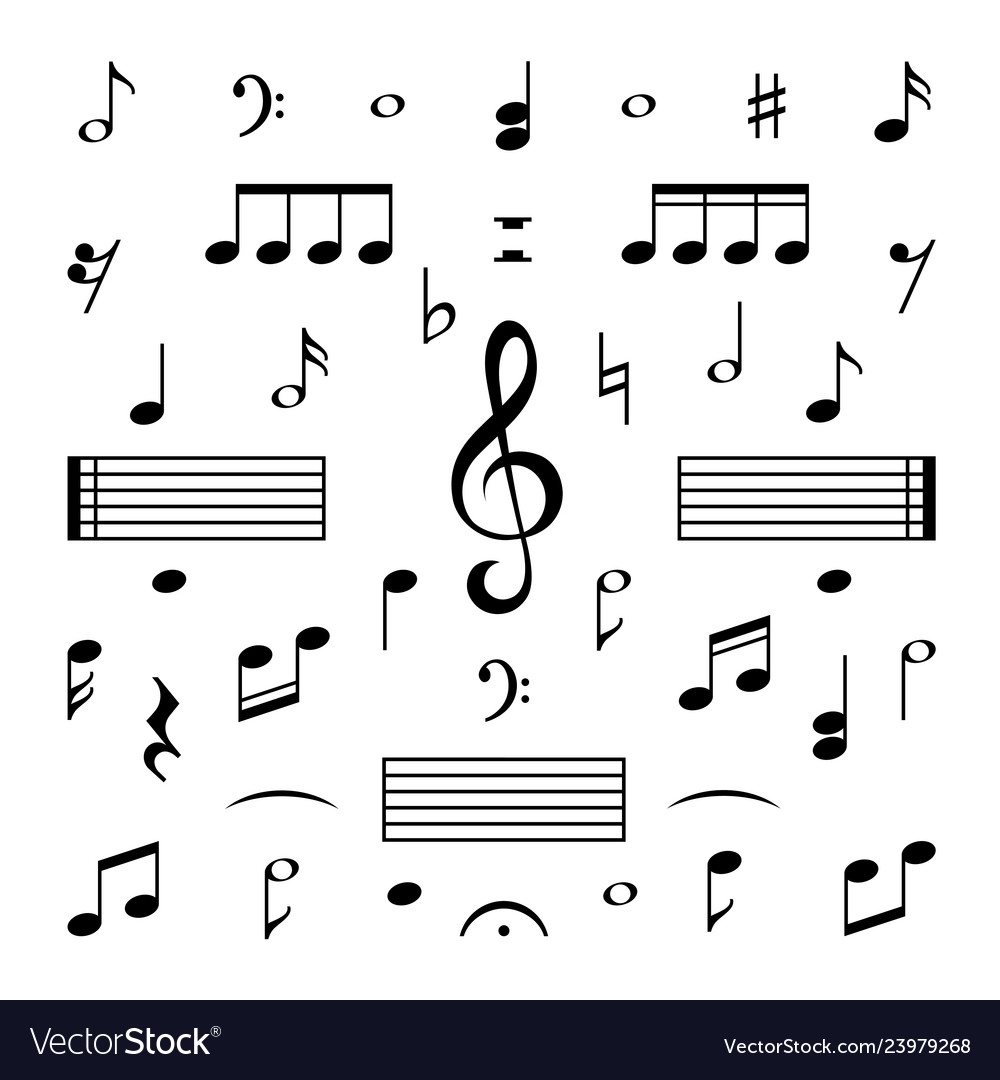 Detail Images Of Music Notes Nomer 29