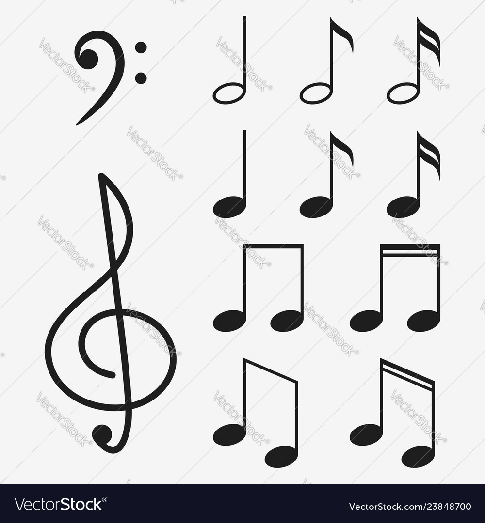 Detail Images Of Music Notes Nomer 39