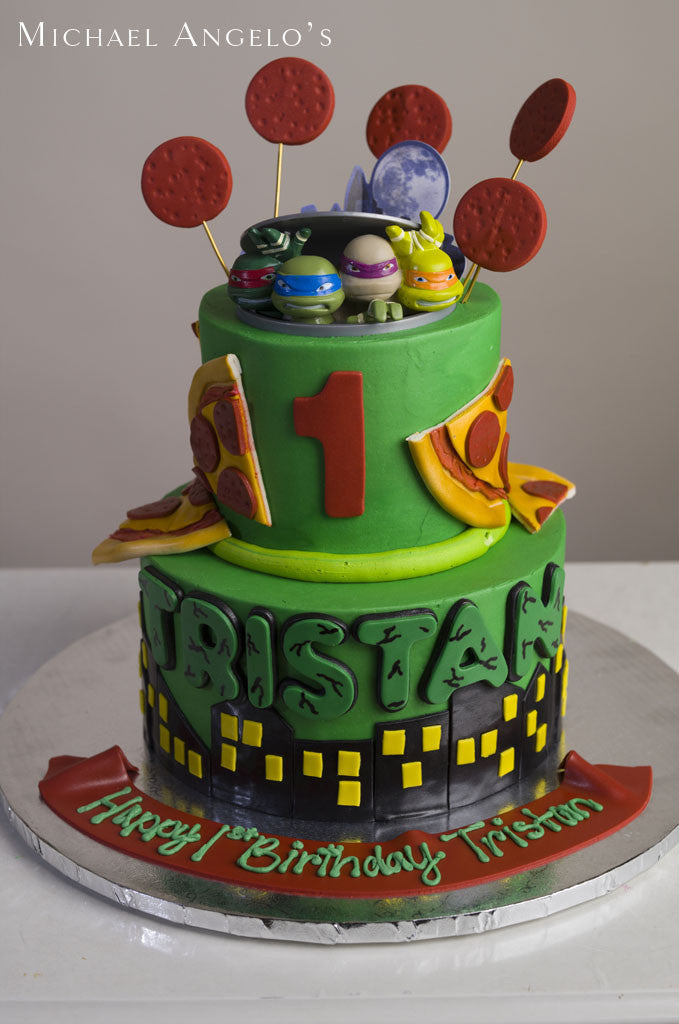 Detail Images Of Ninja Turtle Cakes Nomer 13