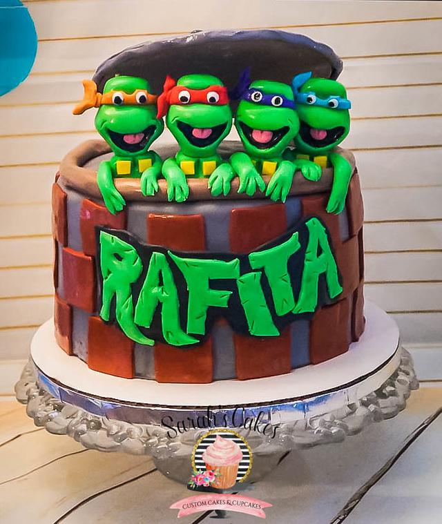 Detail Images Of Ninja Turtle Cakes Nomer 22