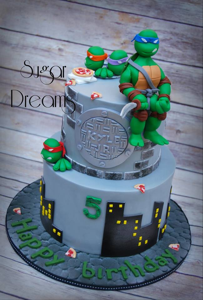 Detail Images Of Ninja Turtle Cakes Nomer 25