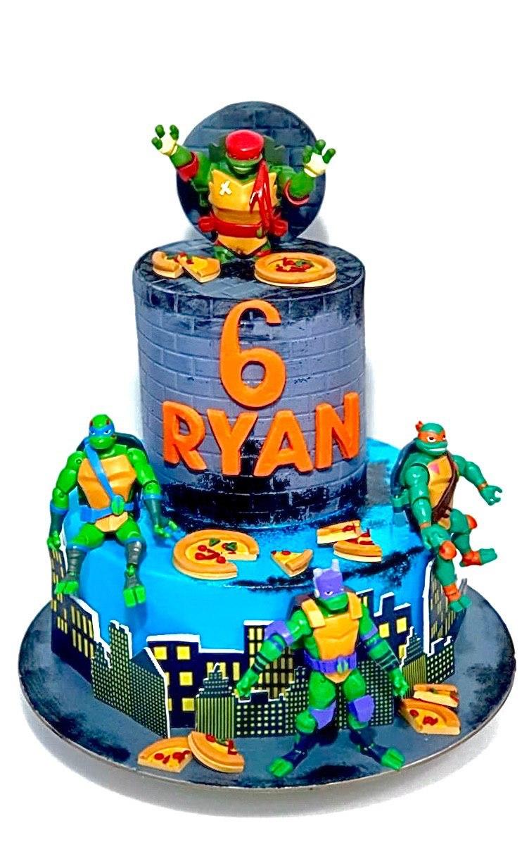 Detail Images Of Ninja Turtle Cakes Nomer 28