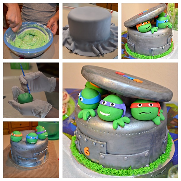 Detail Images Of Ninja Turtle Cakes Nomer 40