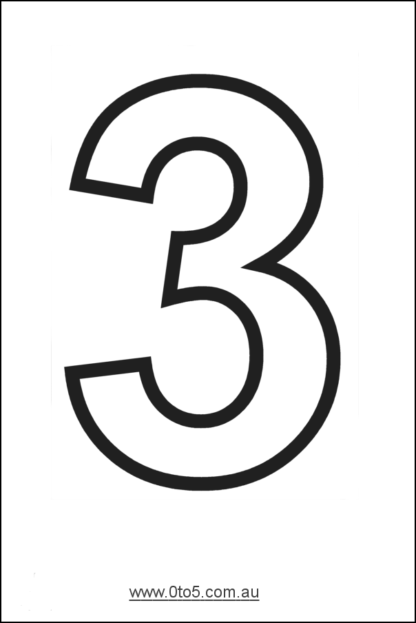 Detail Images Of Number 3 Nomer 35