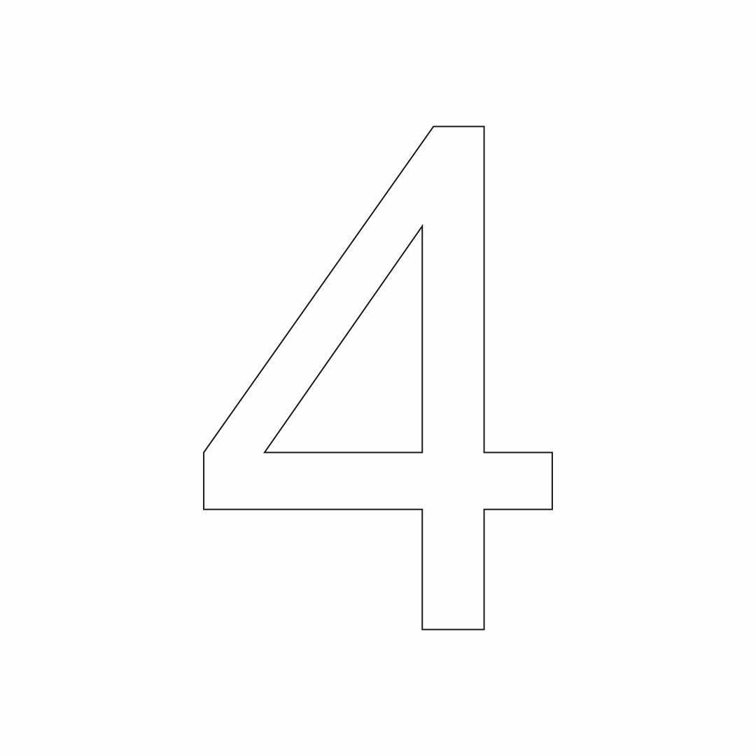 Detail Images Of Number 4 Nomer 39