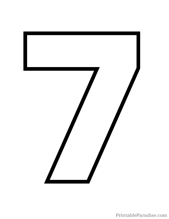 Detail Images Of Number 7 Nomer 10