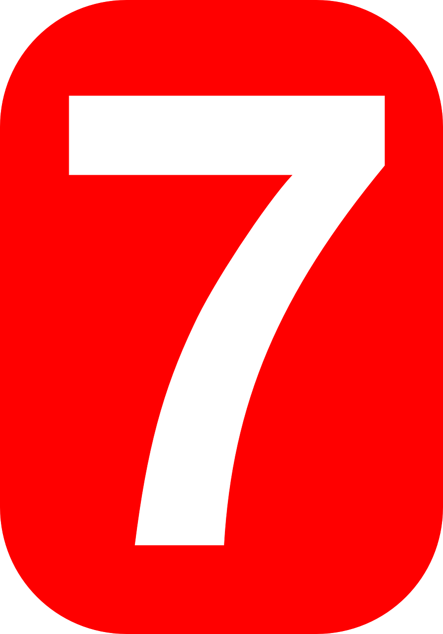 Detail Images Of Number 7 Nomer 7