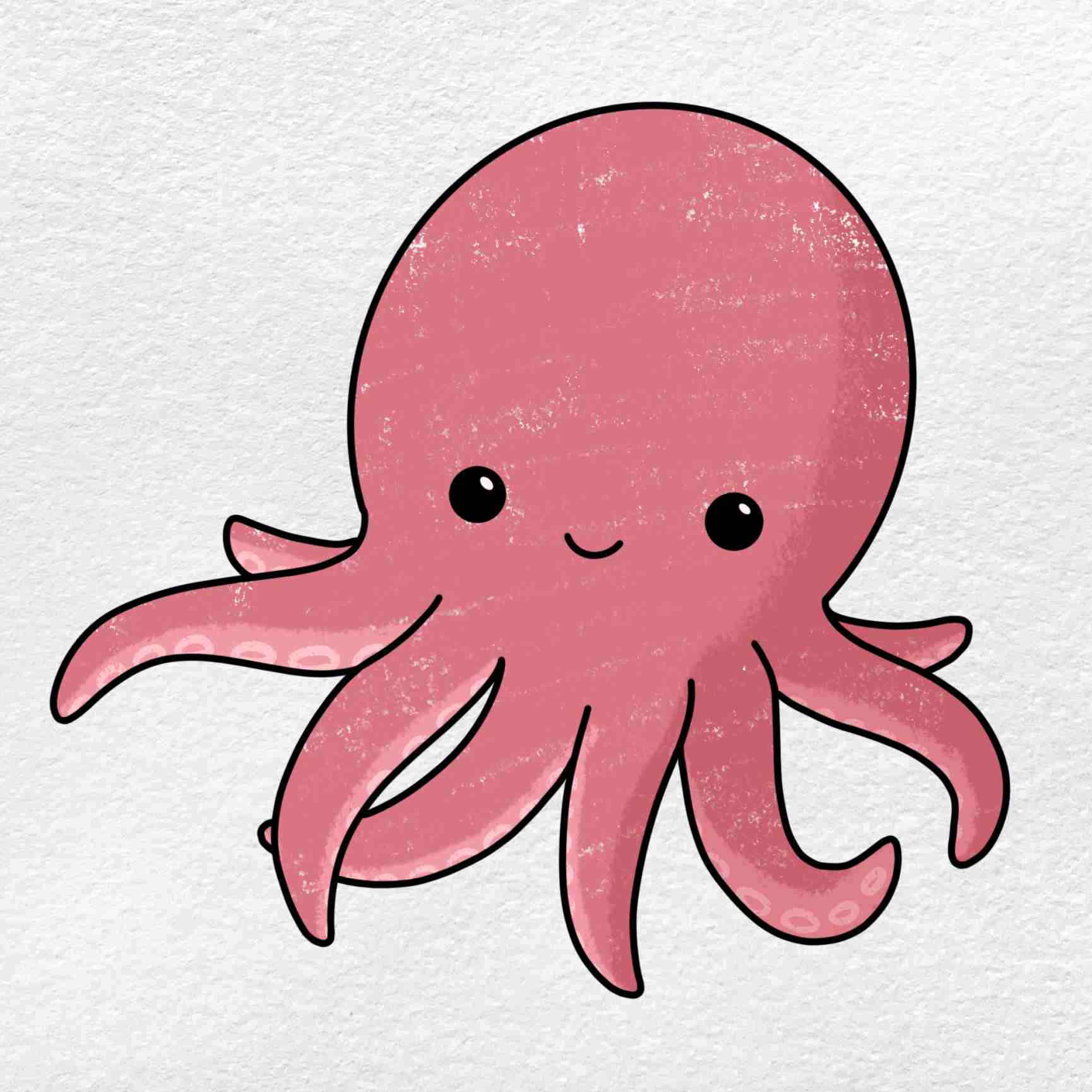 Detail Images Of Octopus Drawings Nomer 2