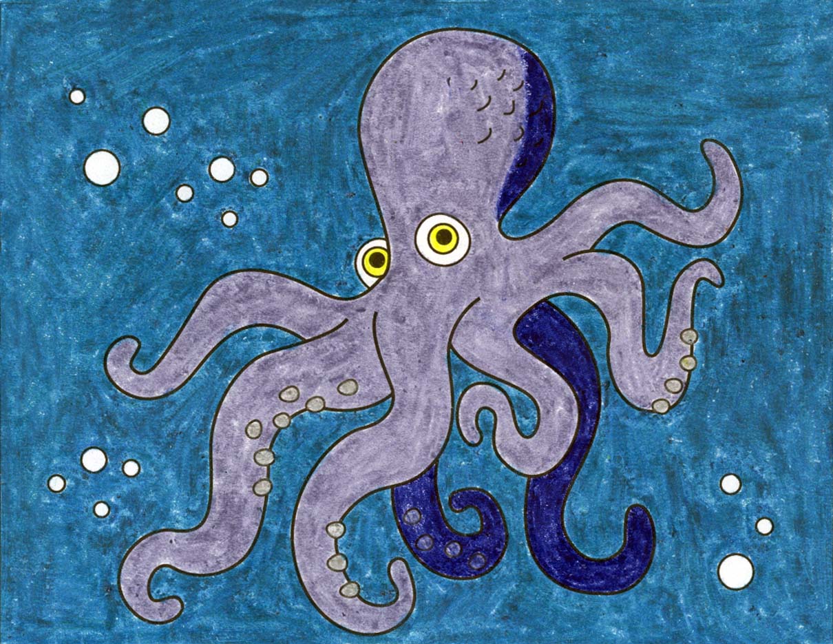 Detail Images Of Octopus Drawings Nomer 24