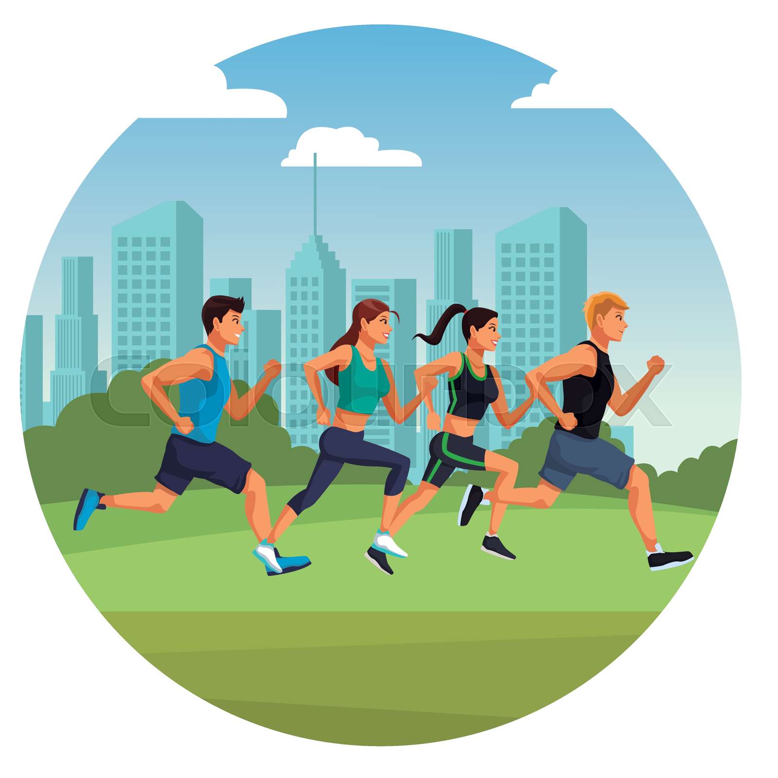 Detail Images Of People Running Nomer 33