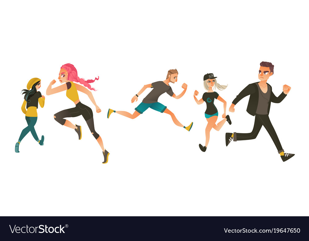 Detail Images Of People Running Nomer 38