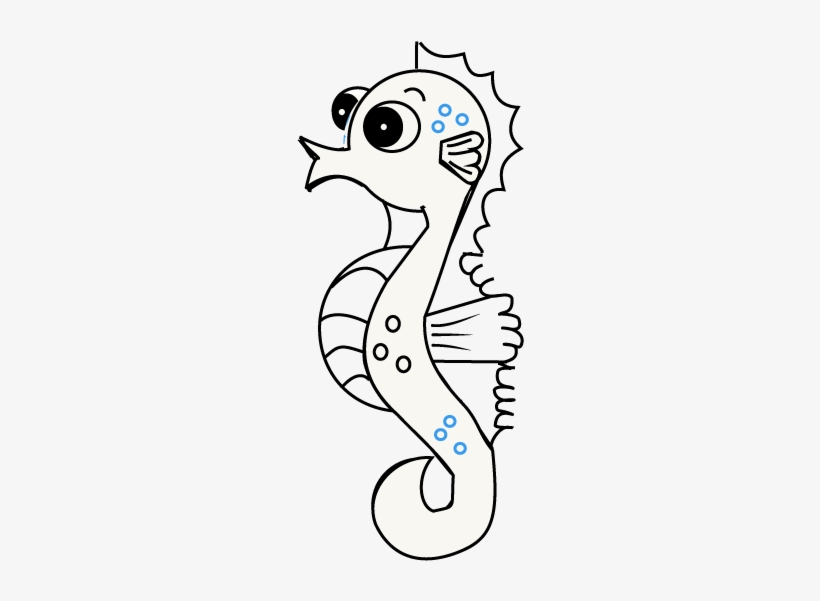 Detail Images Of Seahorse Drawings Nomer 22