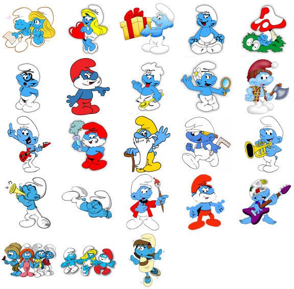 Images Of Smurfs Characters - KibrisPDR