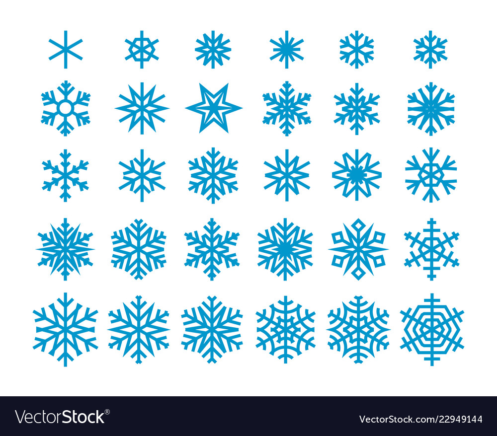 Detail Images Of Snowflakes Clipart Nomer 2