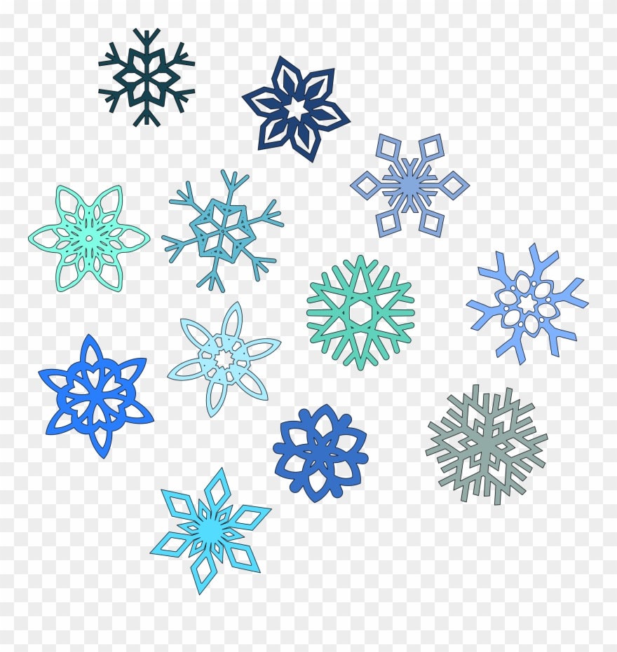 Detail Images Of Snowflakes Clipart Nomer 25