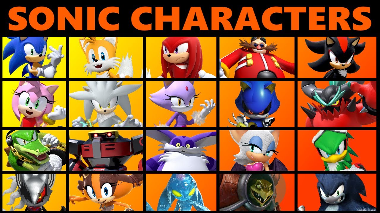 Detail Images Of Sonic Characters Nomer 20