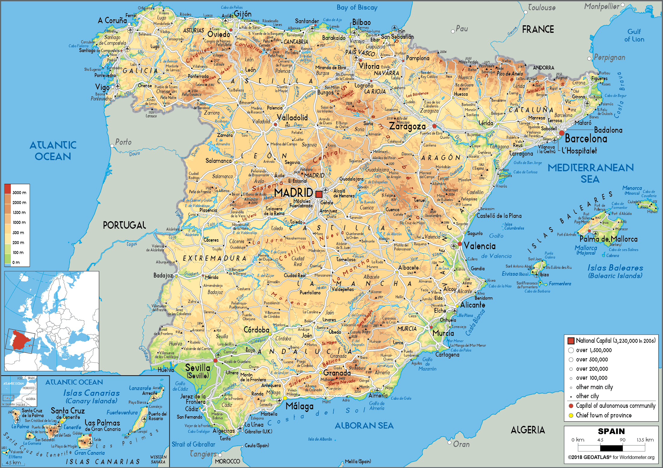 Detail Images Of Spain Map Nomer 14