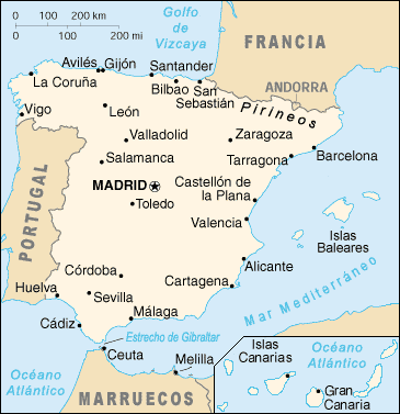 Detail Images Of Spain Map Nomer 55